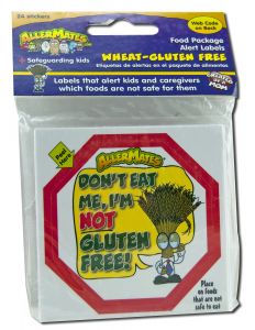 Allermates - STICKERS & Labels Not Gluten Free Label 24 ct
