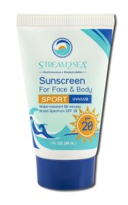 Stream2sea - Sun Care Sunscreen For Face and Body SPF20 1 oz