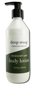 Deep Steep - Body LOTION Rosemary Mint 10 oz