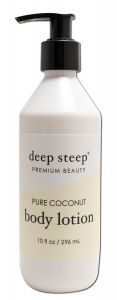 Deep Steep - Body LOTION Pure Coconut 10 oz