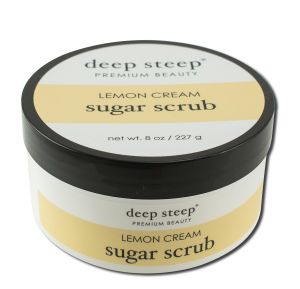 Deep Steep - Sugar SCRUBS Lemon Cream 8 oz