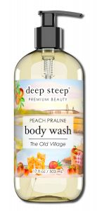 Deep Steep - Charleston COLLECTION Peach Praline Body Wash 17 oz