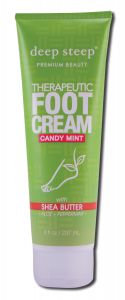 Deep Steep - CANDY Mint Foot Care Foot Cream 6 oz