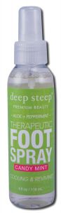 Deep Steep - CANDY Mint Foot Care Deodorizing Foot Mist 4 oz