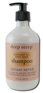 Deep Steep - Hair Care Coconut Oil High Shine SHAMPOO 17 oz