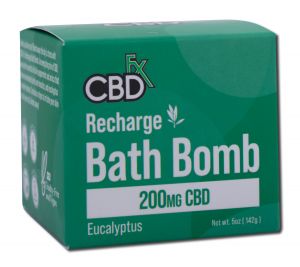 Cbdfx - Cbd PRODUCTS Recharge Eucalyptus Bath Bomb 200 mg