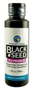 Amazing Herbs - Supplements Black SEED Oil 8 oz