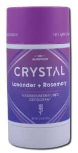 Crystal - Deodorant Magnesium EnriChed Lavender and Rosemary 2.5 oz