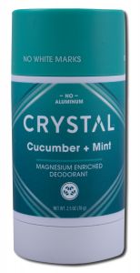 Crystal - Deodorant Magnesium EnriChed CuCumber and Mint 2.5 oz