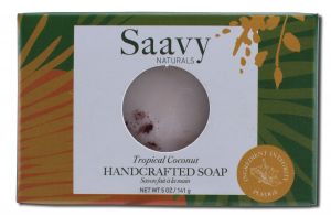 Saavy Naturals - Bar SOAP Tropical Coconut 5 oz
