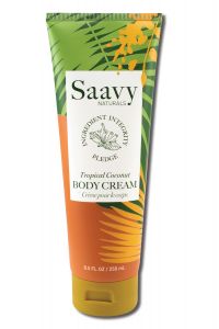 Saavy Naturals - Body Cream Tropical Coconut 8.5 oz