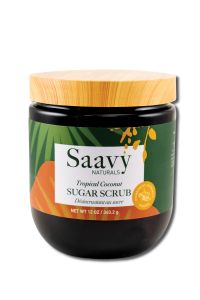 Saavy Naturals - Sugar And Salt SCRUBS Tropical Coconut Sugar SCRUB 12 oz