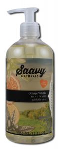 Saavy Naturals - Liquid Hand SOAP Sweet Orange 12 oz