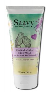 Saavy Naturals - Baby Chamomile Head to Toe LOTION 6 oz