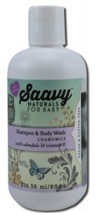 Saavy Naturals - Baby Chamomile Shampoo and Wash 8 oz