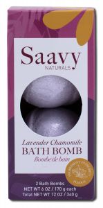 Saavy Naturals - Bath Bomb Lavender Chamomile Duo