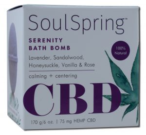 Soulspring - Cbd Bath Bombs Serenity 6 oz
