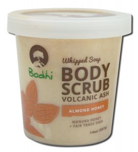 Bodhi Organics - Whipped Soap SCRUB Almond Honey 14 oz