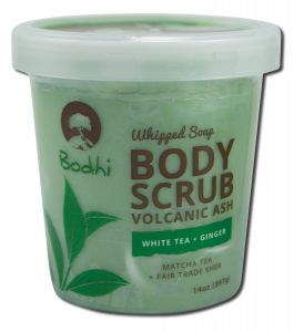 Bodhi Organics - Whipped Soap SCRUB White Tea and Ginger 14 oz