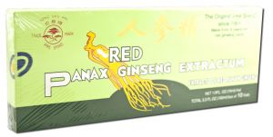 Prince Of PEACE - Chinese Ginseng Extracts And Blends Red Panax Ginseng Green Box 10 x 10 cc