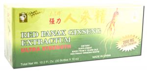 Prince Of PEACE - Chinese Ginseng Extracts And Blends Red Panax Ginseng 30X10cc Boxed