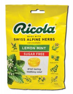 Prince Of PEACE - Ricola Cough & Throat Drops Lemon Mint Sugar Free 19 ct