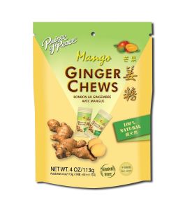 Prince Of PEACE - Special Formulas Ginger Chews Mango 4 oz