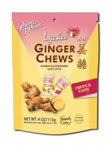 Prince Of Peace - Special Formulas Ginger Chews with Lychee 4 oz