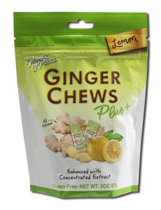 Prince Of PEACE - Special Formulas Ginger Chews Plus+ Lemon 3 oz