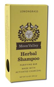 Moon Valley Organics - Herbal SHAMPOO Bar Lemongrass Charcoal 4 oz