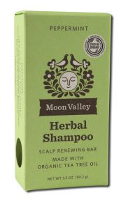 Moon Valley Organics - Herbal SHAMPOO Bar Peppermint 4 oz