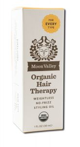 Moon Valley Organics - MOON VALLEY ORGANICS HAIR THERAPY STYLING OIL Organic HAIR Therapy for Every 