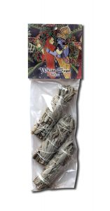 ''Prabhujis Gifts - Sage And Smudging Herbs White Sage Mini BAG of 3 Sticks (4-5'''')''''''