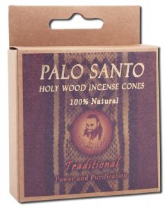 Prabhujis Gifts - Palo Santo INCENSE Cones Traditional 6 pc