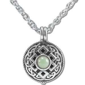 Natures Alchemy - Diffuser PENDANT Necklaces Celtic Green Amazonite Antiquity