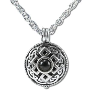 Natures Alchemy - Diffuser PENDANT Necklaces Celtic Black Onyx Antiquity
