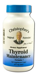 Dr. Christophers Original Formulas - Family Formulations Thyroid Maintenance 100 CAPS