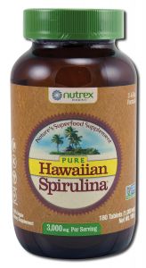 Nutrex Spirulina Pacifica HAWAIIAN - Cold Press HAWAIIAN 180 Tab