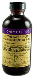 Honey Gardens Apiaries - Plant Medicine & The Work of The Bees Organic Elderberry Extract 4 oz