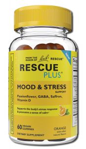 Bach FLOWER Remedies - Rescue Remedy Rescue Plus Mood and Stress Gummy 60 ct