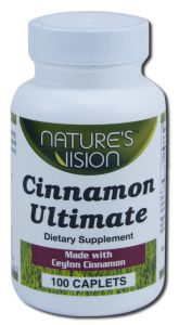 Natures Vision - Herbal Supplements Ceylon Cinnamon Extract 100 CAP
