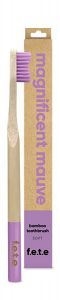 F.e.t.e. 3pl - ADULT Bamboo Toothbrush Magnificent Mauve Soft