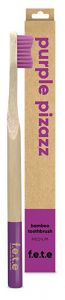 F.e.t.e. 3pl - ADULT Bamboo Toothbrush Purple Pizazz Medium