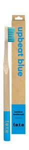 F.e.t.e. 3pl - ADULT Bamboo Toothbrush Upbeat Blue Medium