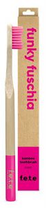 F.e.t.e. 3pl - ADULT Bamboo Toothbrush Funky Fuscia Firm