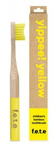 F.e.t.e. 3pl - Children BAMBOO Toothbrush Yipee Yellow! Soft