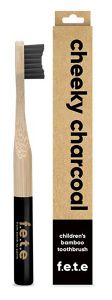 F.e.t.e. 3pl - Children BAMBOO Toothbrush Cheeky Charcoal Soft