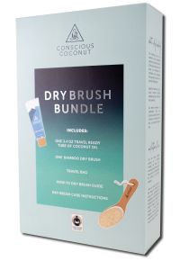 Conscious Coconut - Dry Brushing Travel Dry Brush Bundle 3 PC