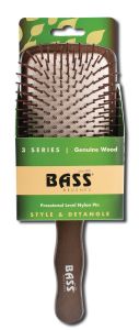 Bass Brushes - HAIR Brushes Straighten and Curl Nylon Pin Large Paddle