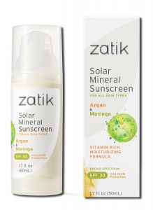 Zatik - Facial Care SOLAR Mineral Sunscreen SPF 30 Broad Spectrum 1.7 oz